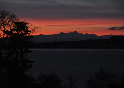 Alpenglühen Abends