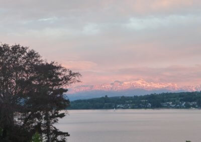 Abendrot am Bodensee
